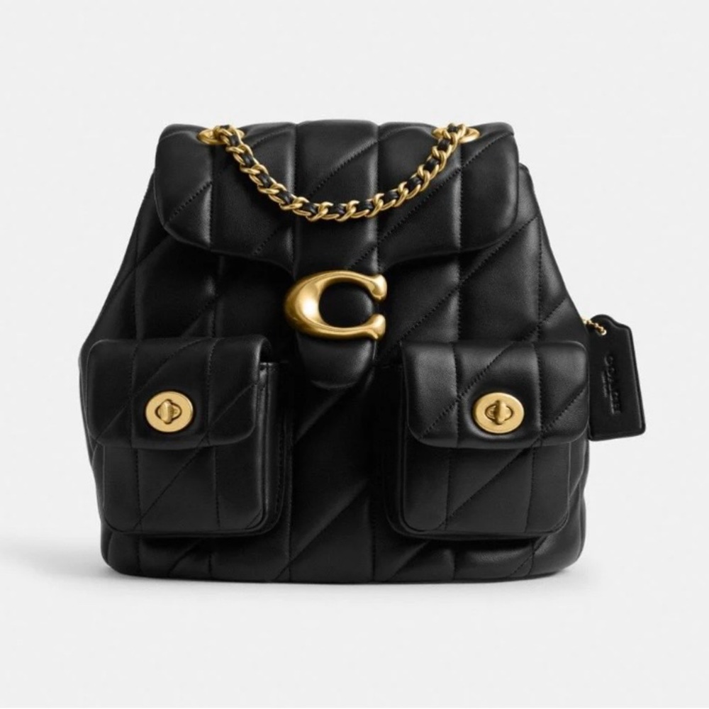 Coach TabbyBackpack - Brass/Blk